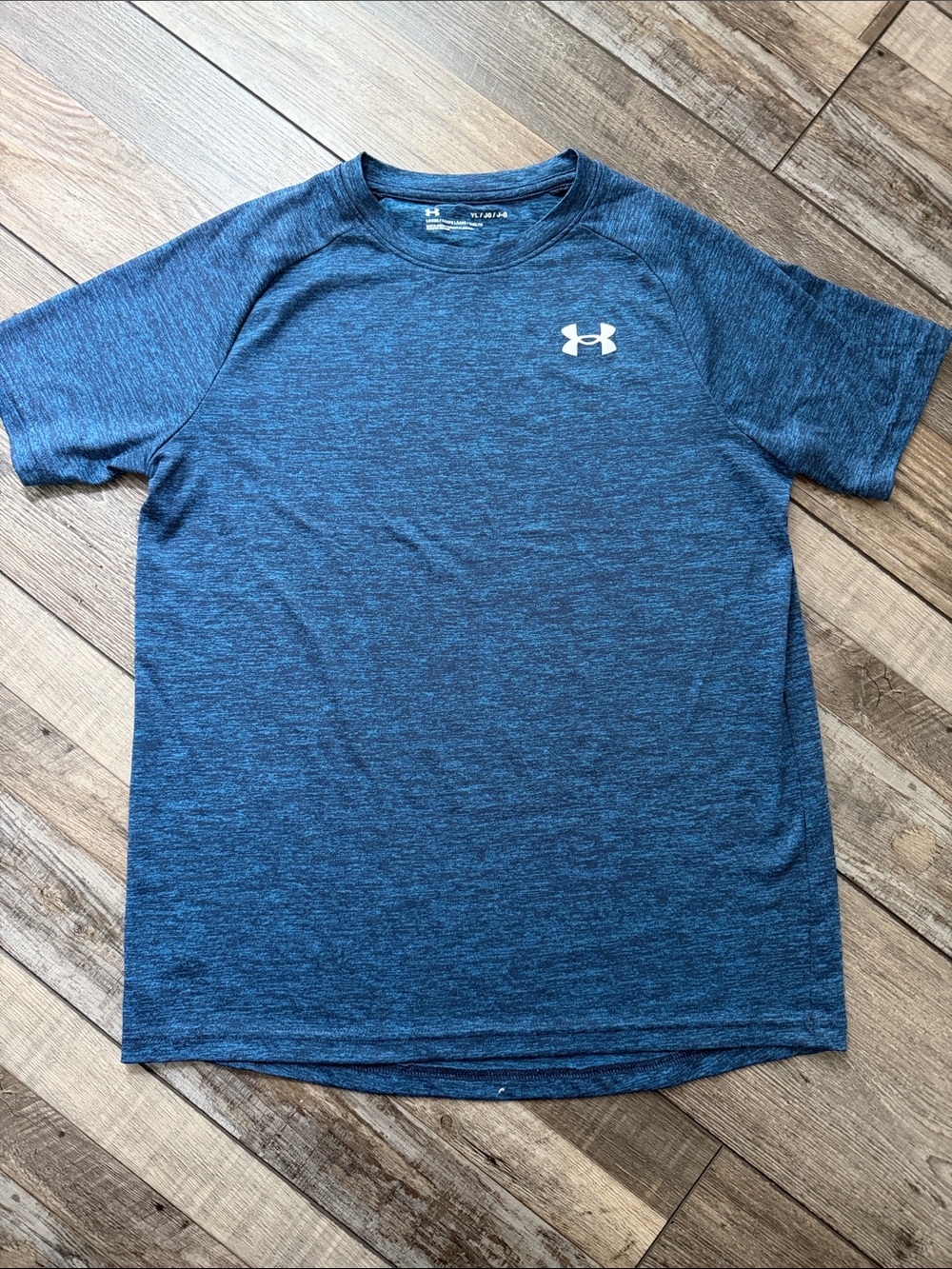 Under Armour Youth Short Sleeve Performance Tee - Navy Heather
